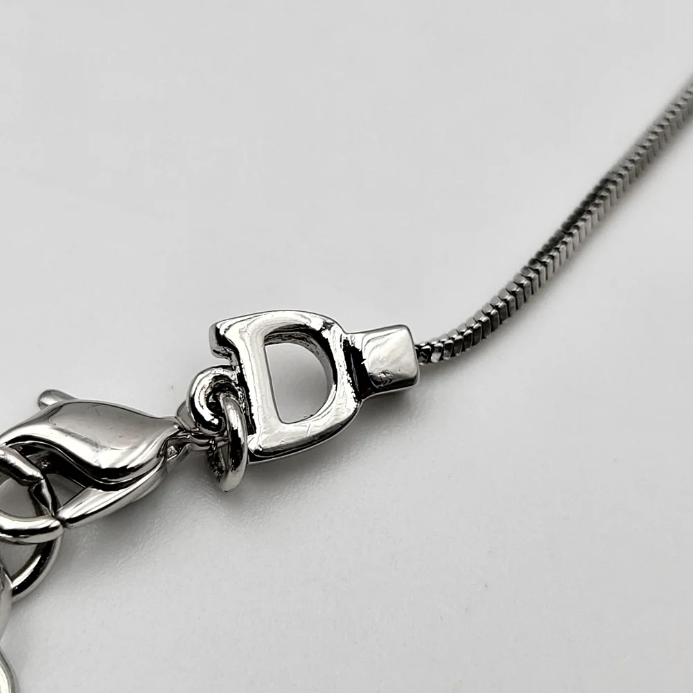 Christian Dior Pre- Owned Trotter Logo Necklace, Authentic... - Picture 11 of 13